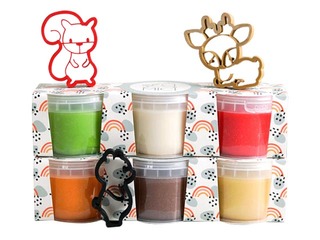 Plastilīns - modelēšanas masas komplekts Mīci, Meža zvēriņi