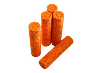 Rullītis pļavas puķu reljefa veidošanai Mīci, oranžs