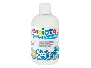 Mākslinieciskā guaša krāsa Carioca 500 ml, balta