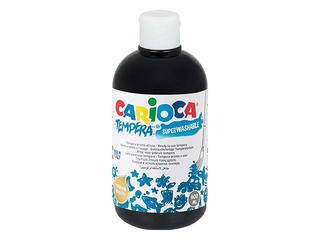 Mākslinieciskā guaša krāsa Carioca 500 ml, melna