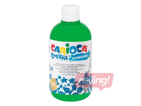 Mākslinieciskā guaša krāsa Carioca 500 ml, zaļa