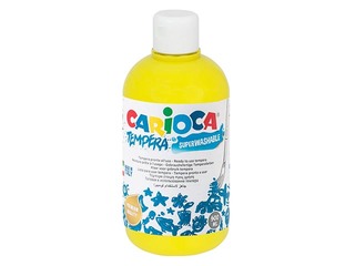 Mākslinieciskā guaša krāsa Carioca 500 ml, dzeltena