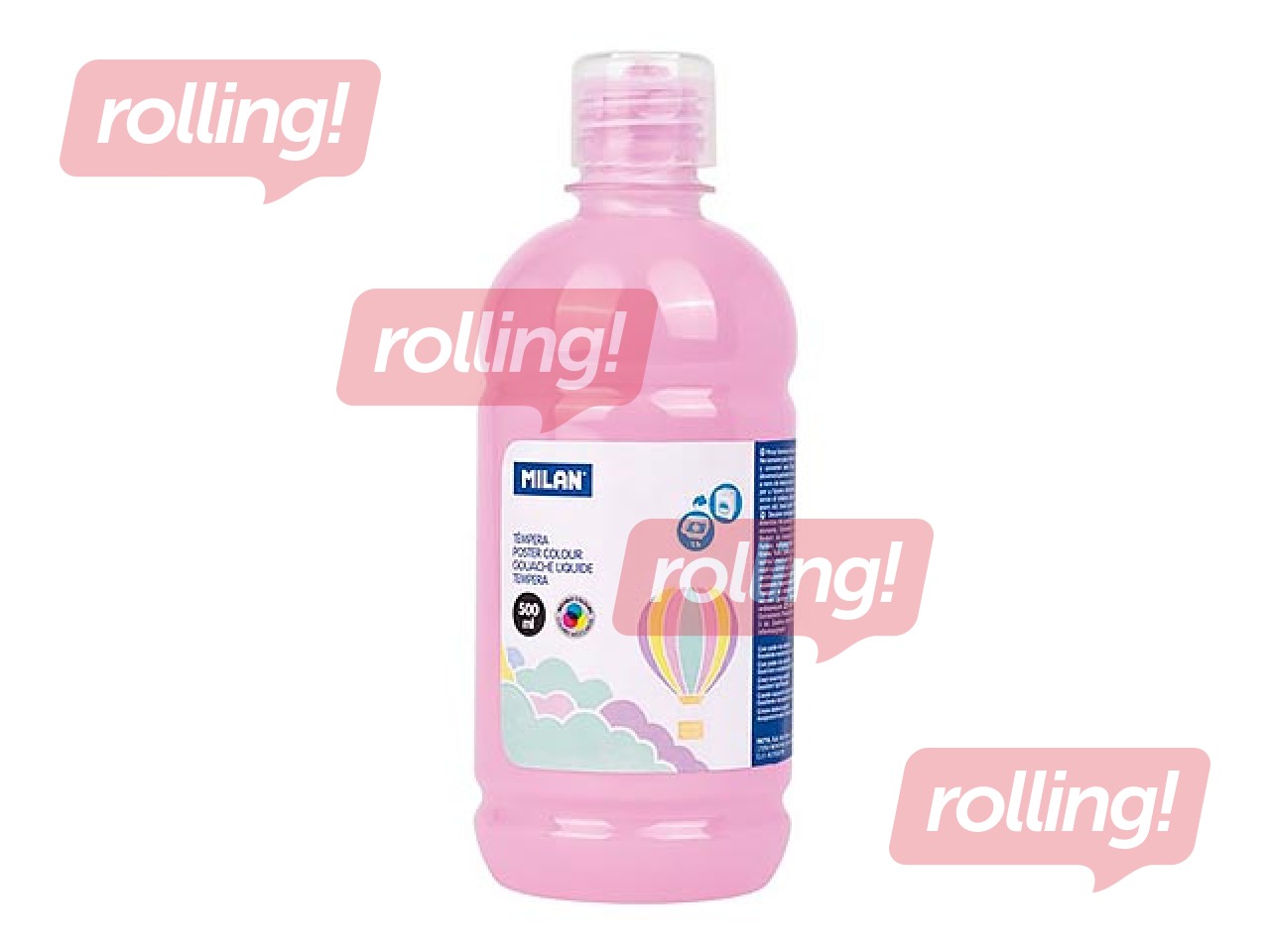 Guaša Milan, pasteļrozā, 500ml