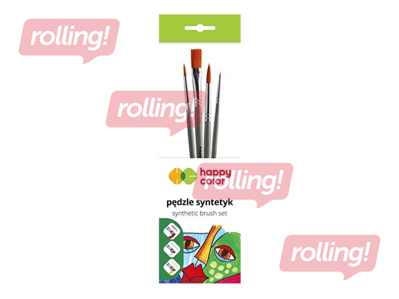 Sintētisko otiņu komplekts Happy Color, 4 gab