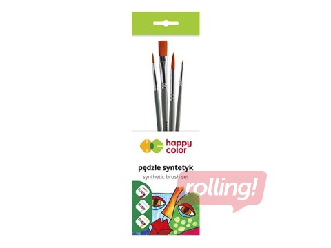 Sintētisko otiņu komplekts Happy Color, 4 gab