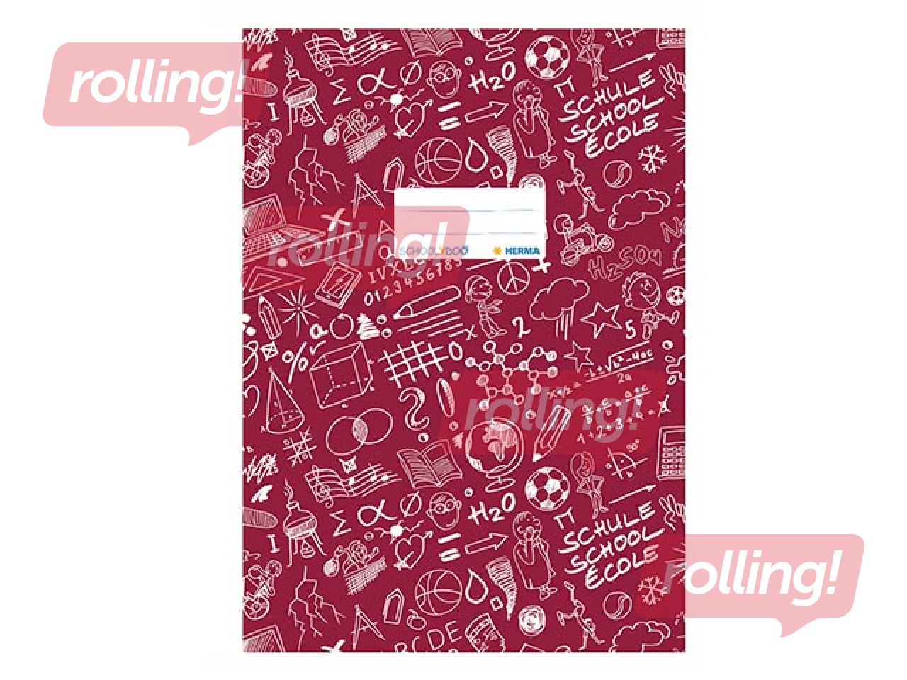 Vāciņi kladēm Herma Schoolydoo, A4, tumši satkani