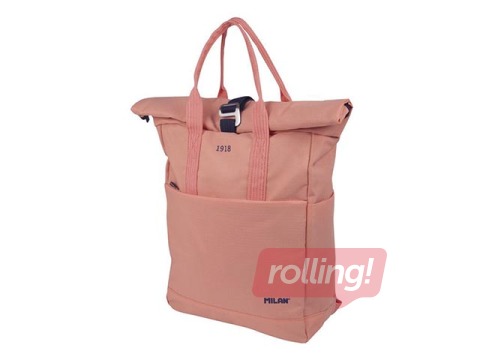 Mugursoma Milan Urban Top roll (10L) 1918, rozā