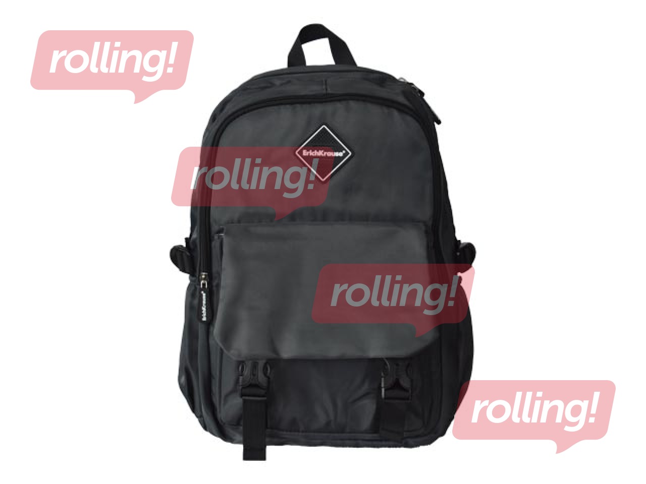 Mugursoma ar diviem nodalījumiem ErichKrause SchoolLine, pelēka, 24 L