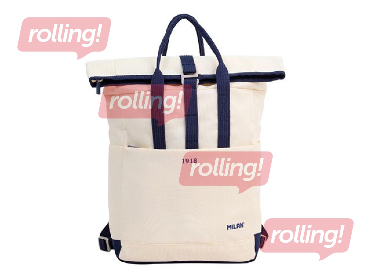 Mugursoma Milan Urban Top roll (10L) 1918, bēša