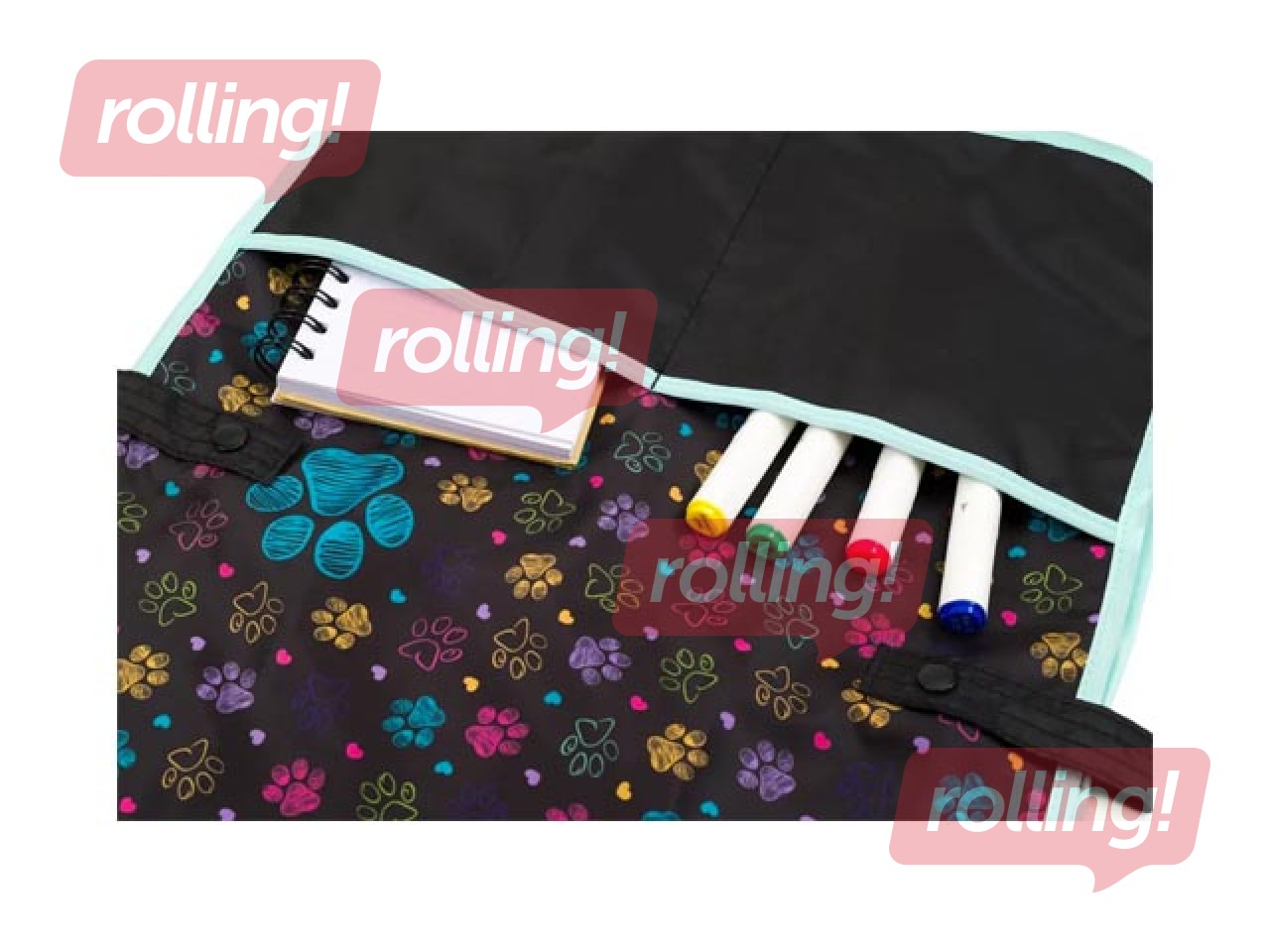 Bērnu priekšauts Paws Pončo, 36 x 30 cm