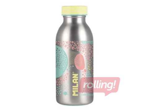 Ūdens pudele Milan Silver 354ml, nerūsējošā tērauda
