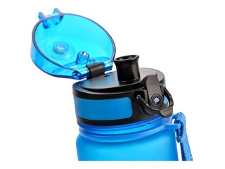 Ūdens pudele ar sietiņu Meteor 350ml, zila