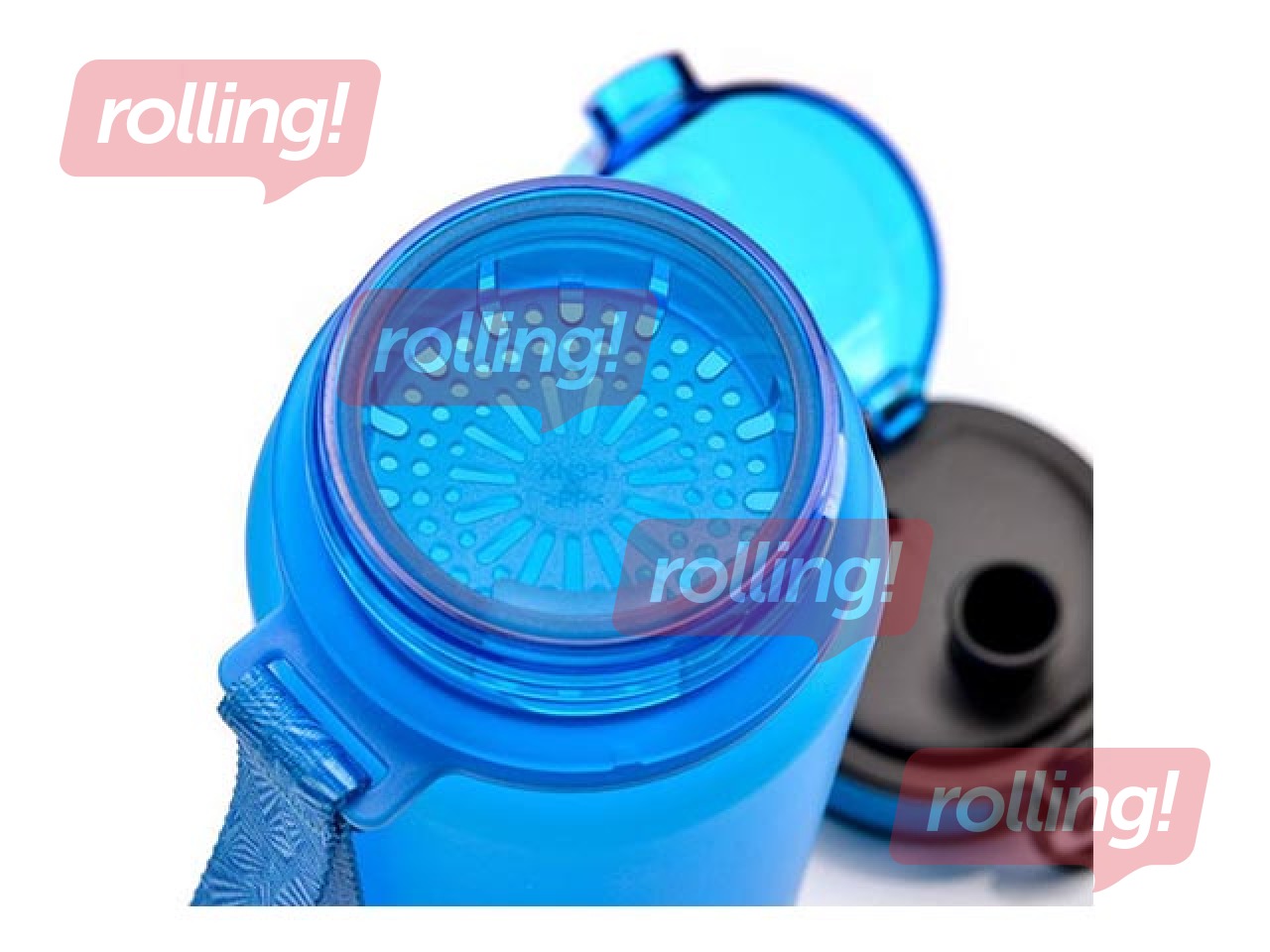 Ūdens pudele ar sietiņu Meteor 350ml, zila