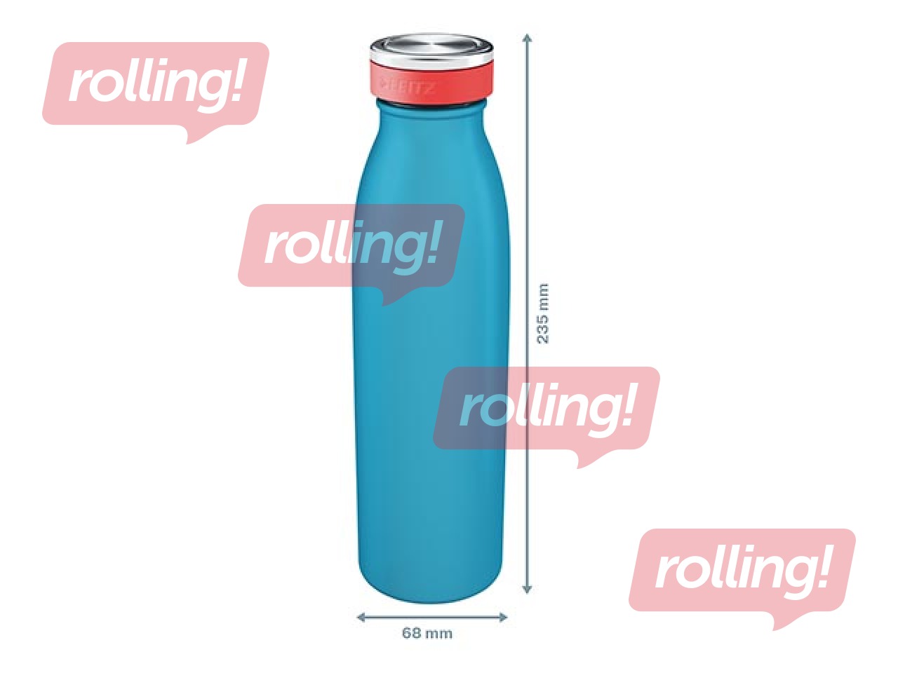 Ūdens pudele termosa Leitz Cosy, nerūsējošā tērauda, zila, 500ml