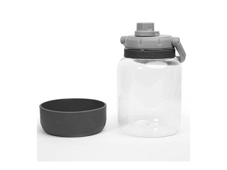 Ūdens pudele suņiem Asobu Barkley, TWB21, pelēka, 1l