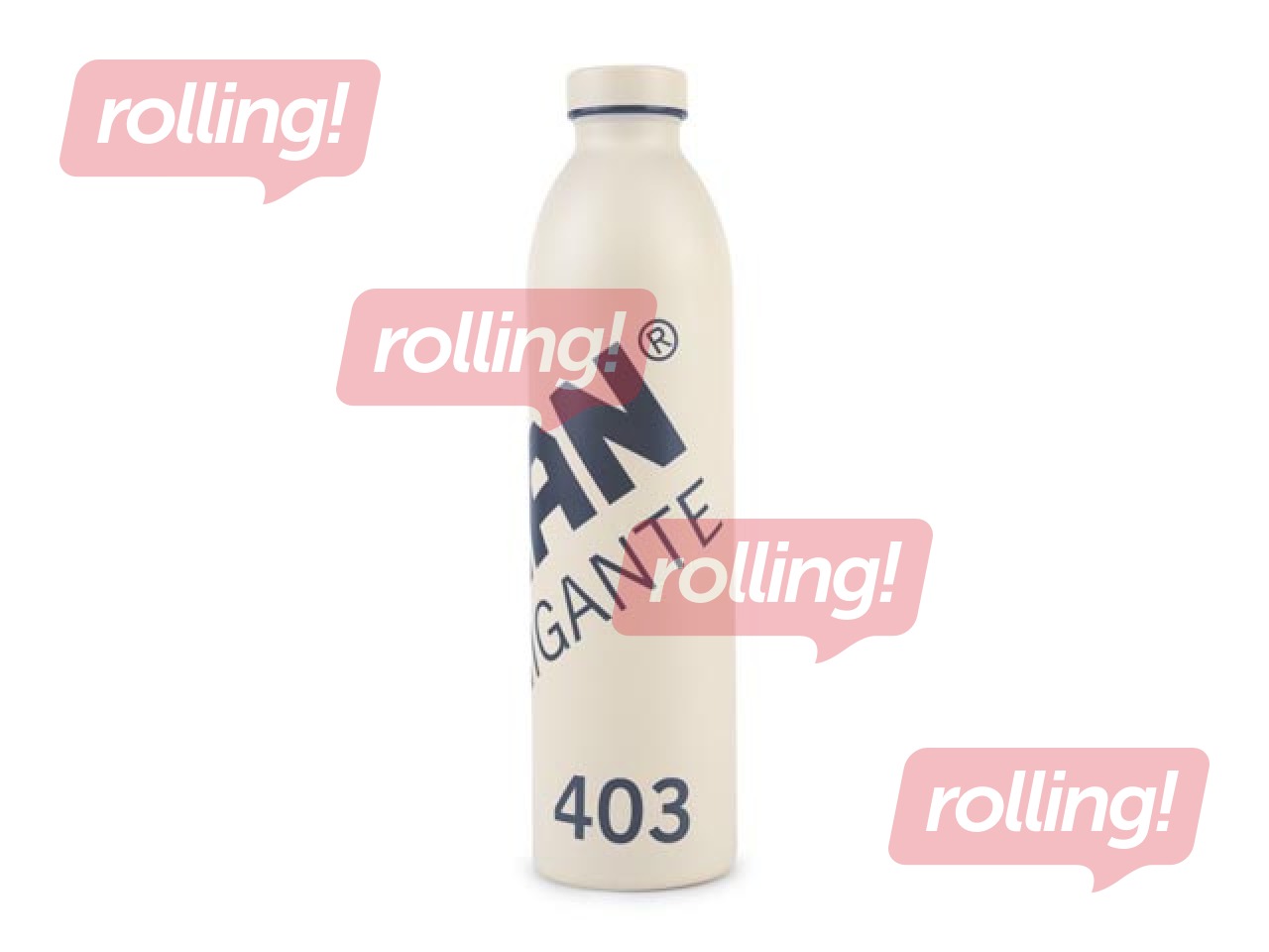 Termo pudele Milan, Gigant 403, nerūsējošā tērauda, bēša, 0.946l