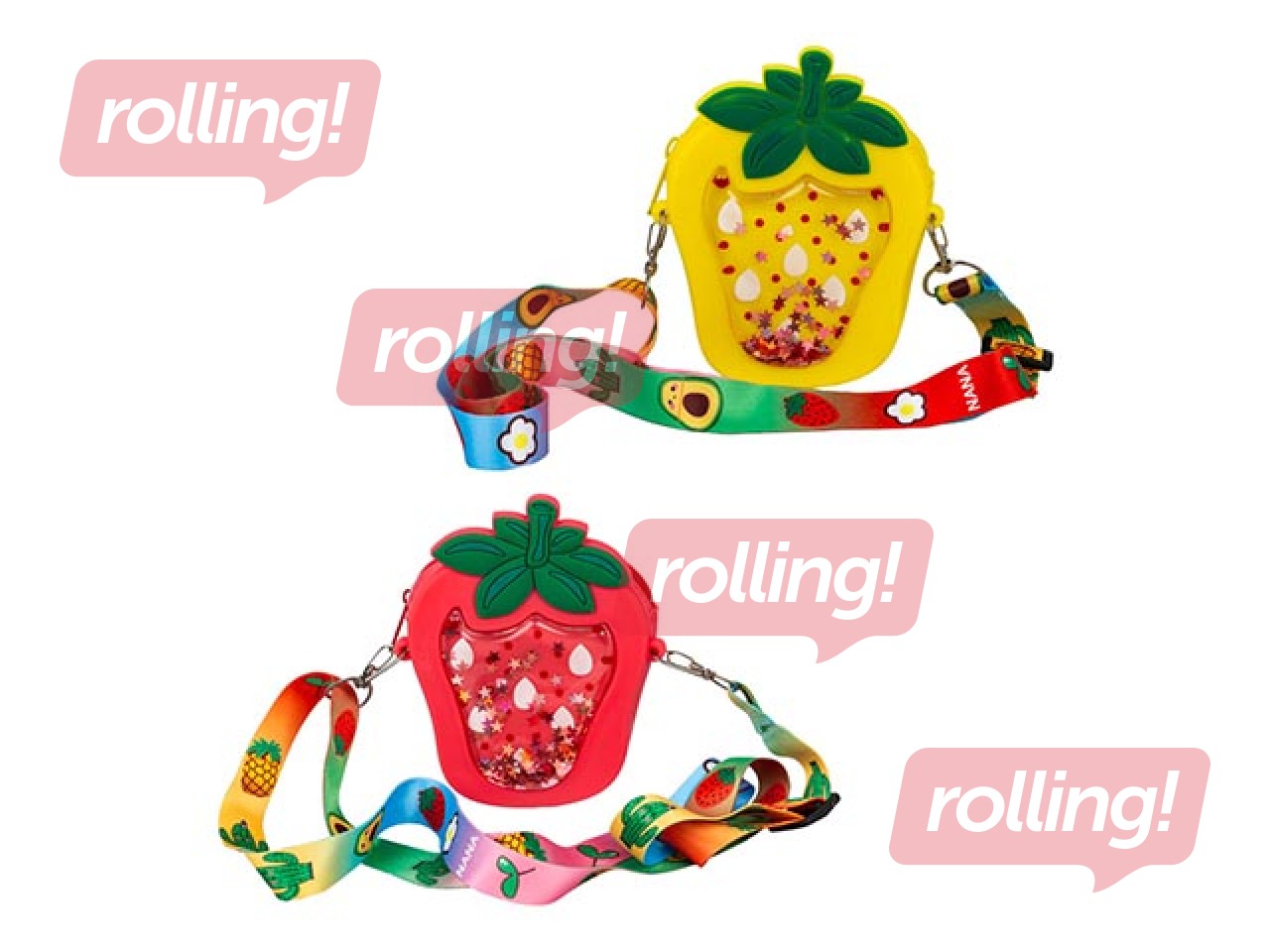 Somiņa - maks Strawberry, silikona