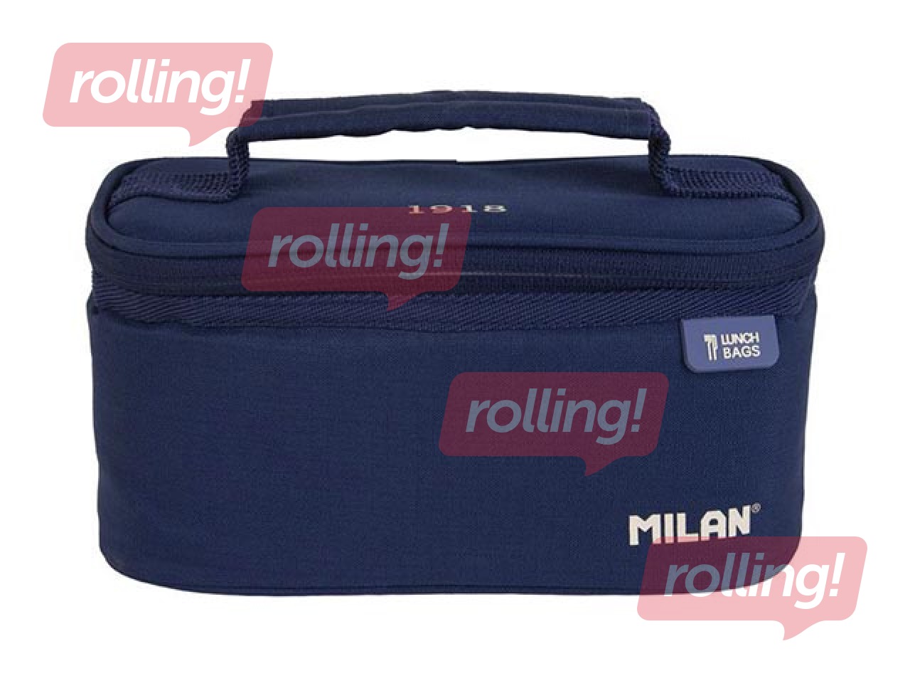 Izotermiska soma Milan 1918 ar pusdienu kastīti, 1.5l, tumši zila