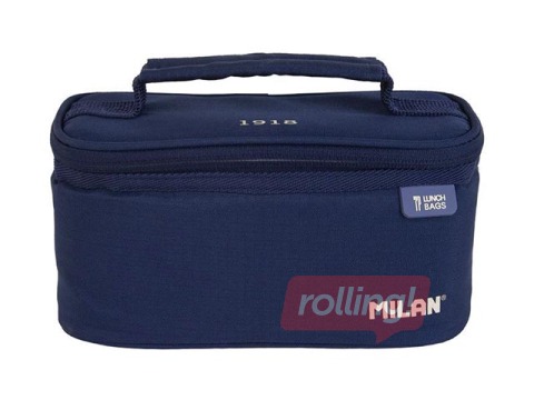 Izotermiska soma Milan 1918 ar pusdienu kastīti, 1.5l, tumši zila
