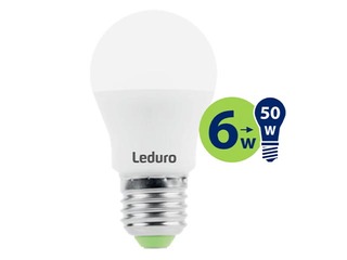 LED Spuldze LEDURO A55 E27 6W 2700K 500lm, matēta