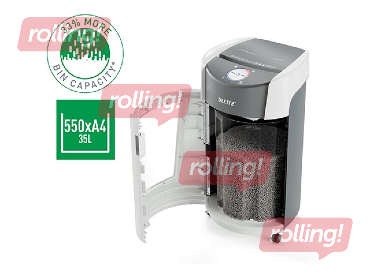 Dokumentu smalcinātājs Leitz IQ OptiMax Office, P5