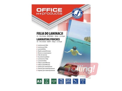 Laminēšanas plēves Forpus, A5, 80 mic., 100 gab.