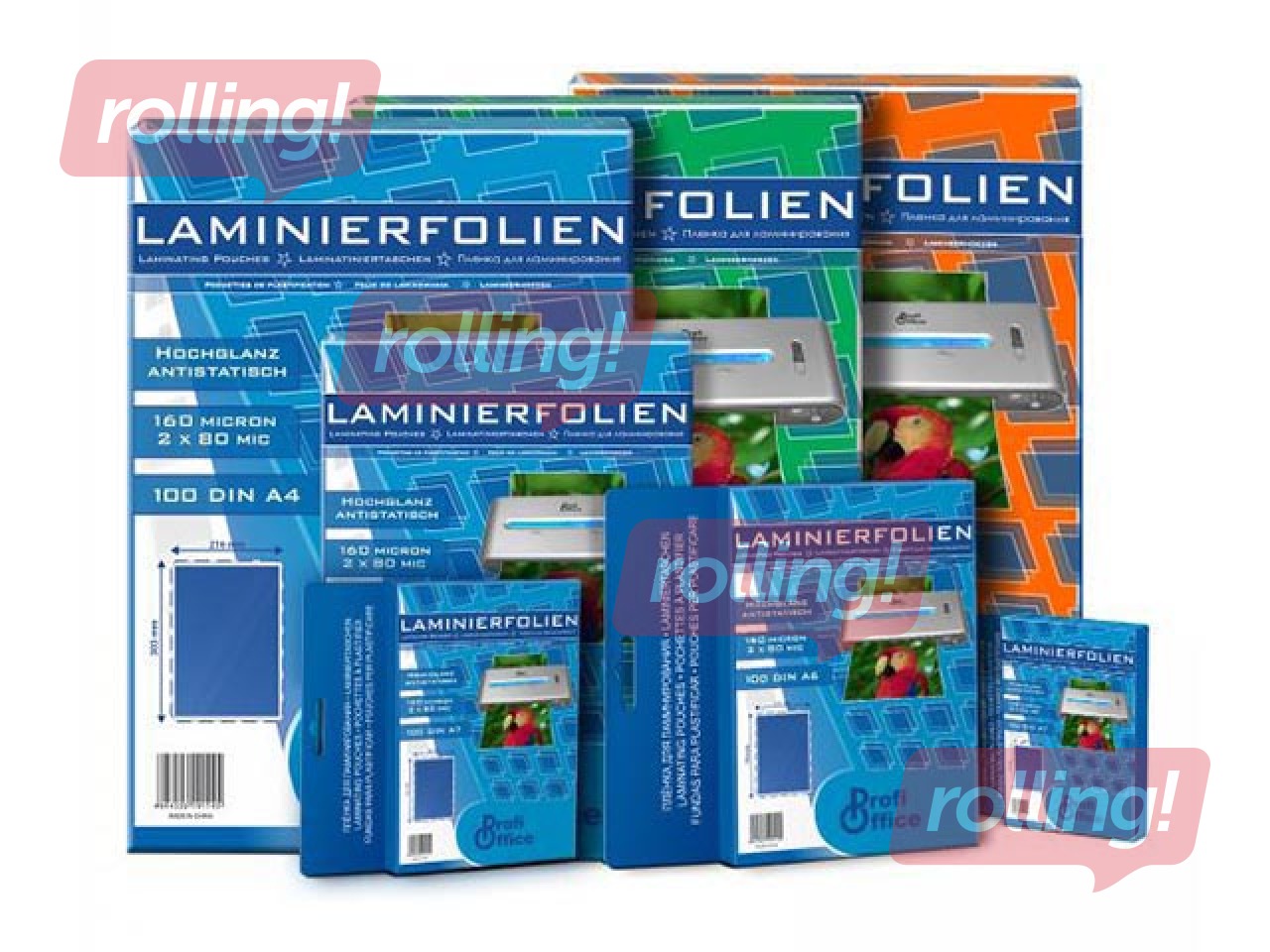 Laminēšanas plēves ProfiOffice, A5, 100µm, 100 gab.