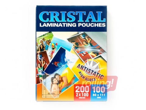 Laminēšanas plēves Argo, A7 (80x111 mm), 100 mic., 100 gab.