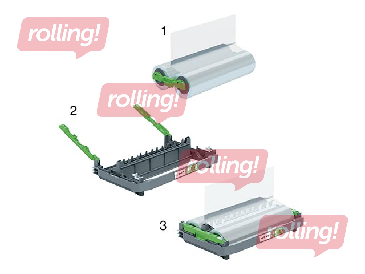 Laminēšanas plēves uzpildes rullis GBC Foton 30 100mic, Gloss