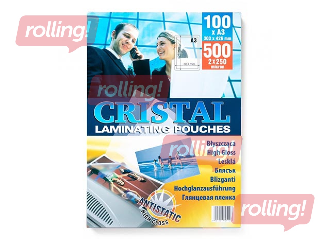 Laminēšanas plēves Argo, A3, 250 mic., 100 gab.