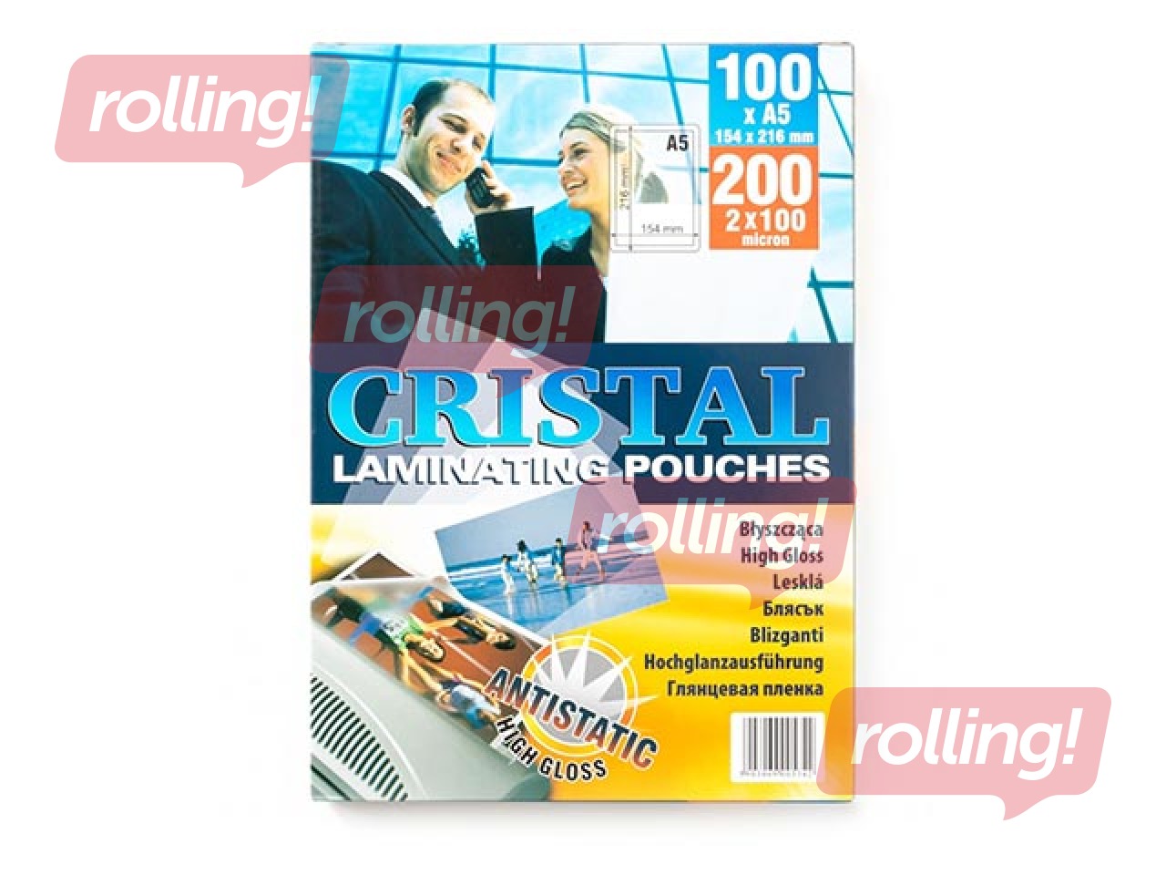 Laminēšanas plēves Argo, A5, 100 mic., 100 gab.