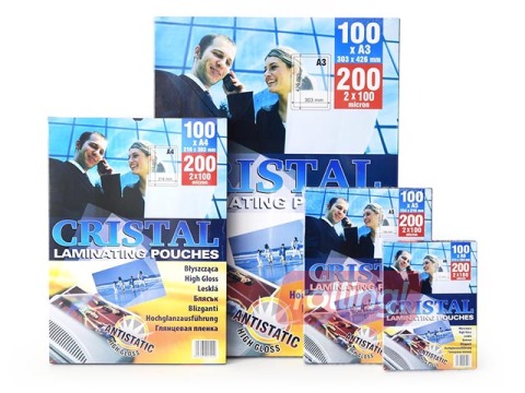 Laminēšanas plēves Argo, A3, 125 mic., 100 gab. matētas