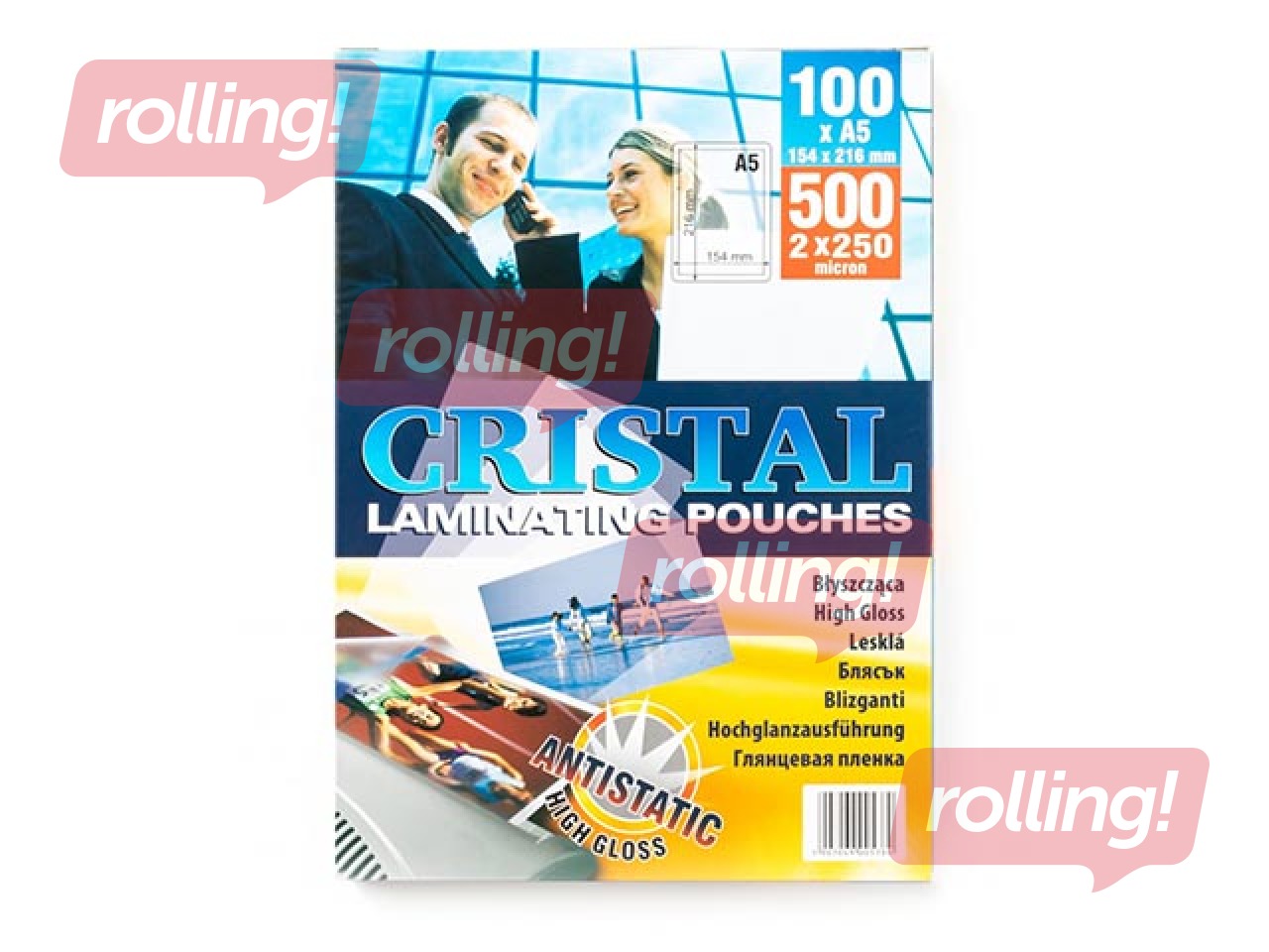 Laminēšanas plēves Argo, A5, 250 mic., 100 gab.