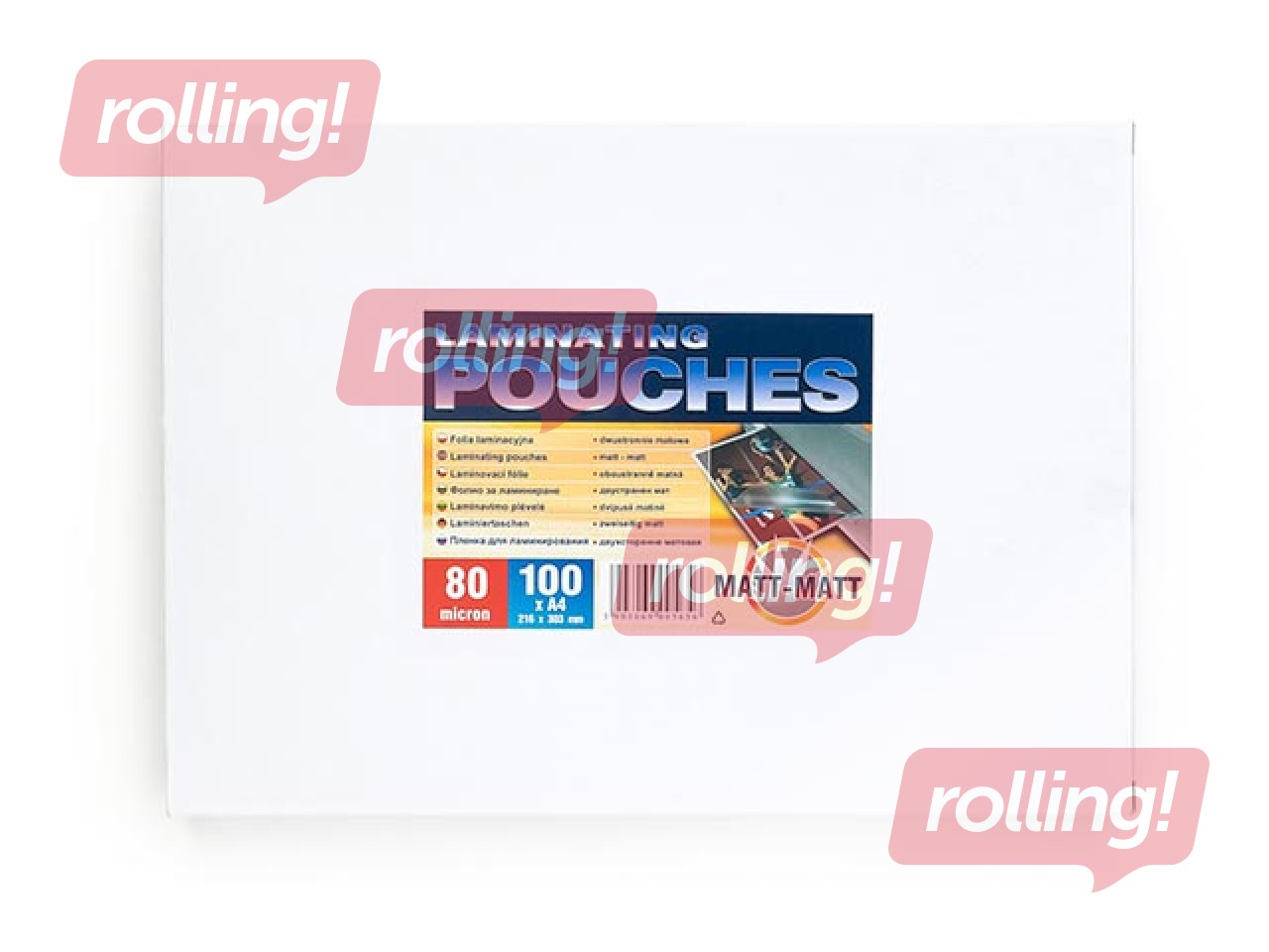 Laminēšanas plēves Argo, A4, 80 mic., 100 gab. matētas