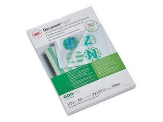 Laminēšanas plēves GBC, A4, 100 mic., glancētas, 100 gab.