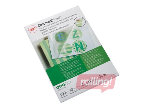 Laminēšanas plēves GBC, A3, 100 mic., glancētas, 100 gab.