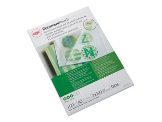 Laminēšanas plēves GBC, A3, 100 mic., glancētas, 100 gab.