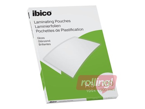 Laminēšanas plēves Ibico, A3, 100 mic., glancētas, 100 gab.