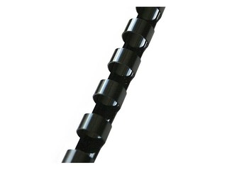 Plastmasas spirāles Argo, 10 mm, 100 gab., melnas