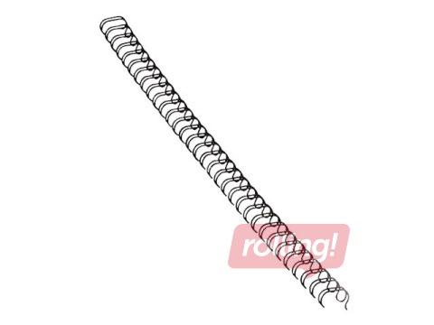 Metāla spirāles Fellowes, 8 mm, 100 gab., melnas