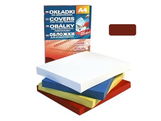 Iesiešanas aizmugures vāks Delta, A4, 250 g/m2, 100 gab., bordo