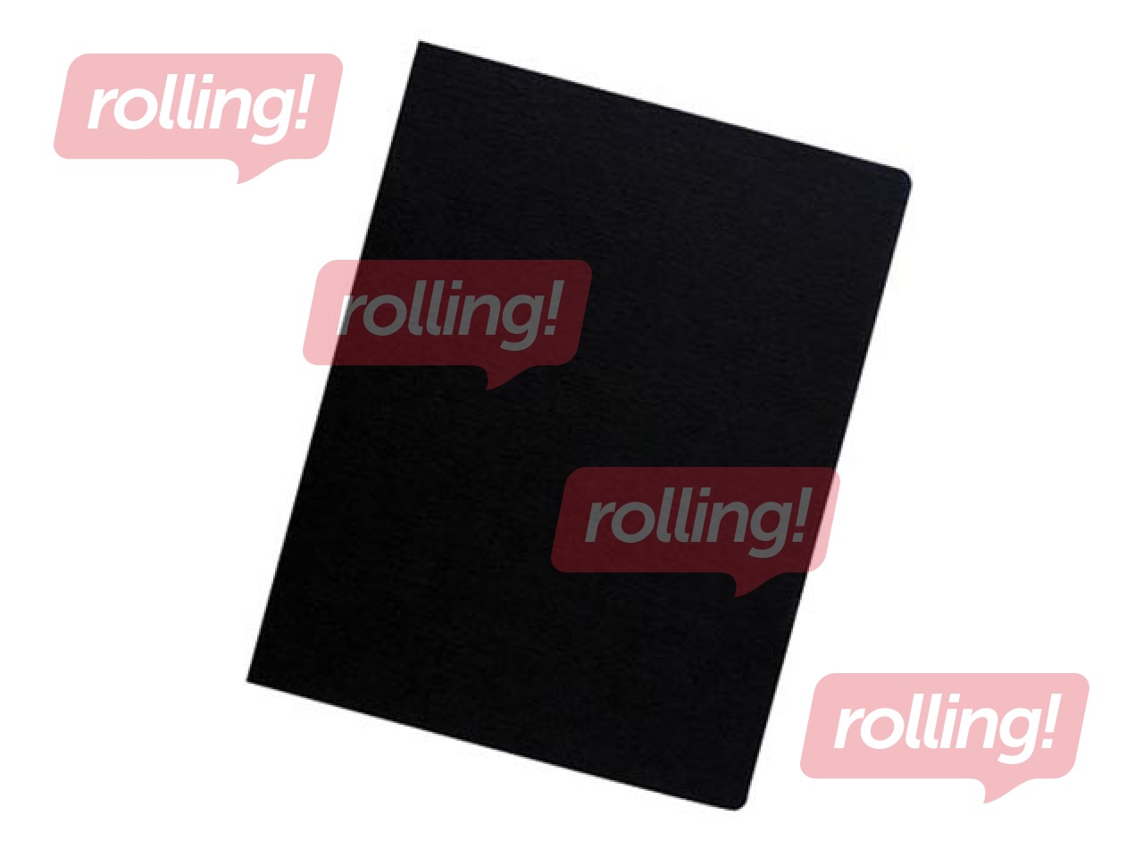 Iesiešanas aizmugures vāks Delta, A3, 250 g/m2, 100 gab., melns