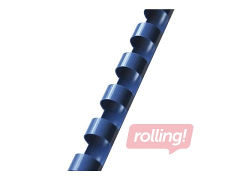 Plastmasas spirāles Argo, 25 mm, 50 gab., zilas