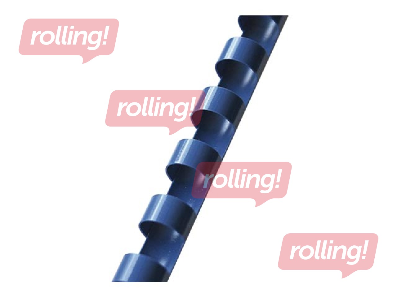 Plastmasas spirāles Argo, 38 mm, 50 gab., zilas