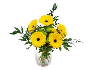 Ziedu pušķis Gerbera