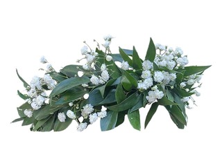 Līgo vainags ar ģipsofīlu, Ø25cm