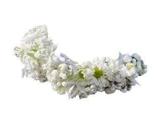 Līgo vainags Baltais, Ø25cm