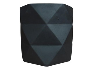Dekoratīvais pods Black L, Ø16cm , H-15.5cm, melns