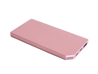 Mobilais lādētājs Allocacoc PowerBank Slim Aluminium 5000mAh, rozā