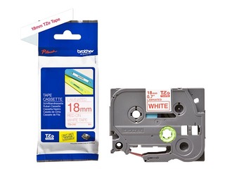 Lente Brother TZe-242, Sarkans uz balta, 18mm, 8 m, laminēta